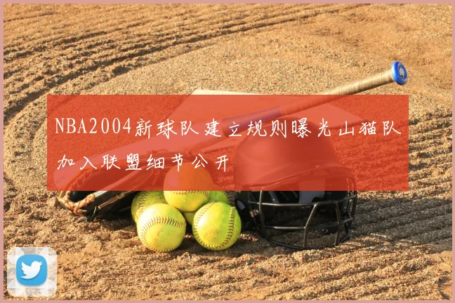 NBA2004新球队建立规则曝光山猫队加入联盟细节公开